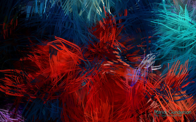 Colorful background feathers red blue free wallpaper - medium preview image
