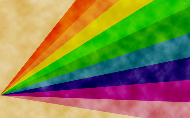 Rainbow colors drawing white background free wallpaper - medium preview image