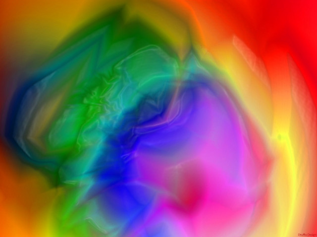 Colorful abstract painting circular design free wallpaper - medium preview image