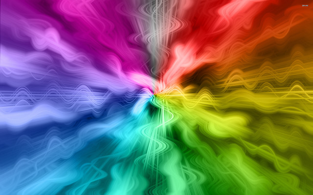 Colorful abstract background rainbow swirl #2 free wallpaper - medium preview image
