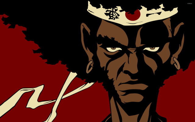 Black man crown knife hand free wallpaper - medium preview image