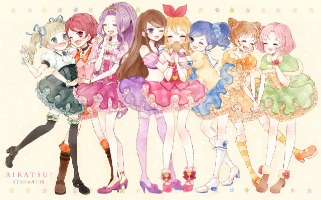 Group girls dresses boots holding free wallpaper - medium preview image