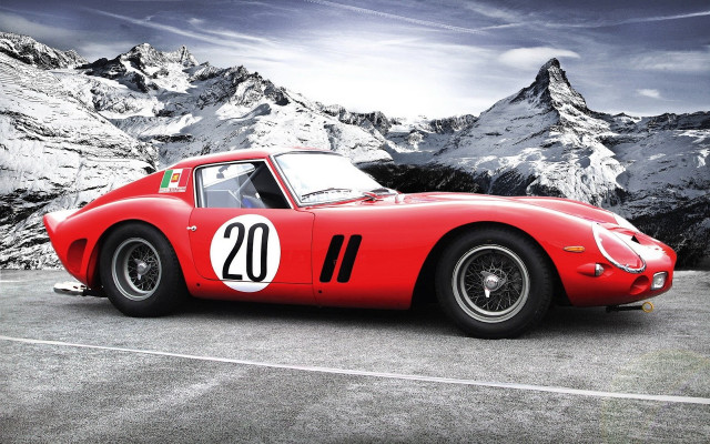 Red sports car number #20 free wallpaper - medium preview image