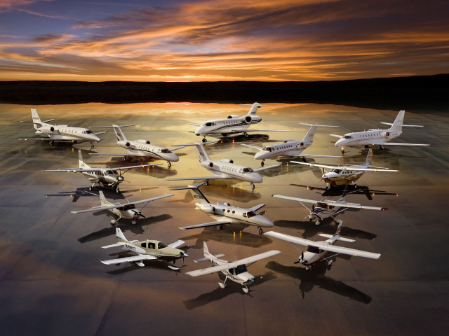 Planes tarmac sunset dawn sky free wallpaper - medium preview image