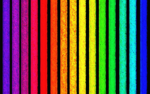 Rainbow colored background black border free wallpaper - medium preview image