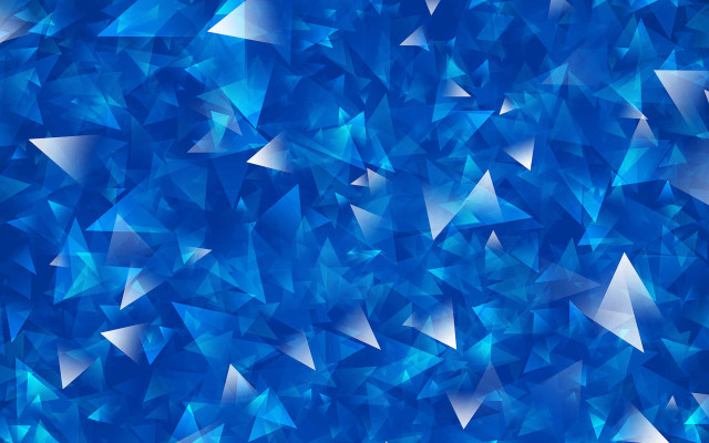 Blue background triangles different sizes free wallpaper - medium preview image
