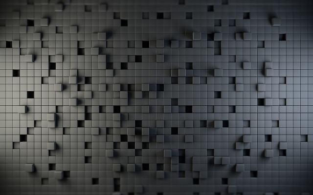 Black white photo wall squares free wallpaper - medium preview image