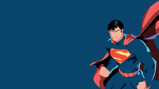 Man superman suit cape head free wallpaper - medium preview image