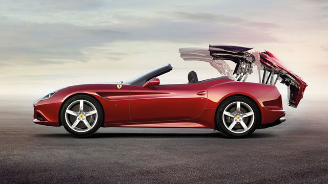 Red sports car hood open #3 free wallpaper for desktop - medium preview image