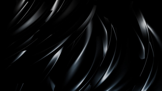 Black background wavy design middle free wallpaper - medium preview image