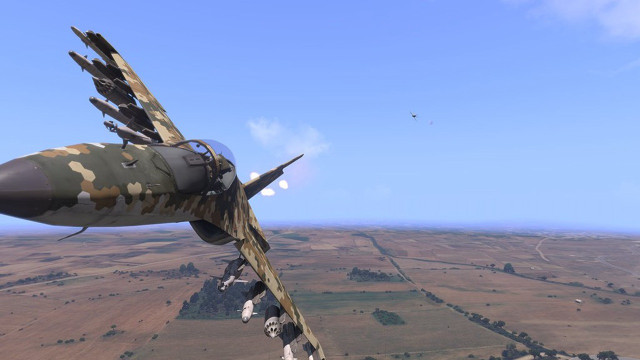 Military plane flying field grass free wallpaper - medium preview image