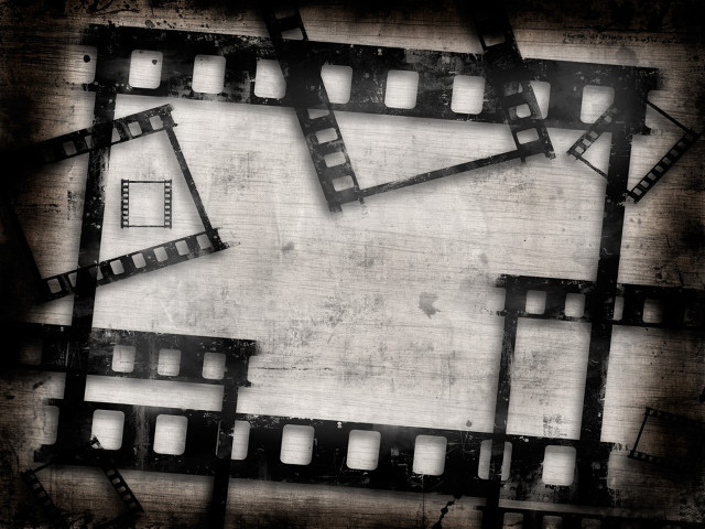 Grungy photo square film squares free wallpaper - medium preview image