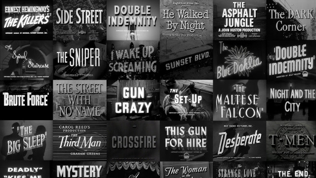 Collage font styles colors black free wallpaper - medium preview image
