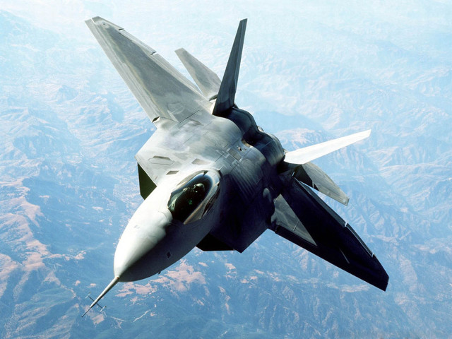Fighter jet flying air mountain free wallpaper - medium preview image