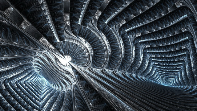 Large metal structure angular design free wallpaper - medium preview image