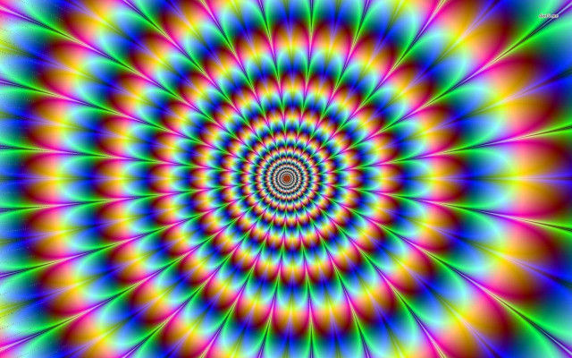 Psychedelic spiral design colorful artwork #2 free wallpaper - medium preview image
