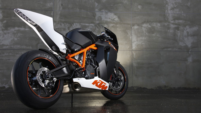 Black white motorcycle wall orange free wallpaper - medium preview image