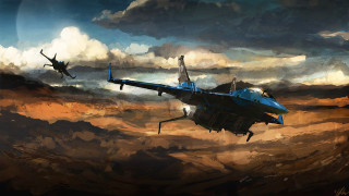 Planes flying sky mountain range - darek zabrocki free wallpaper