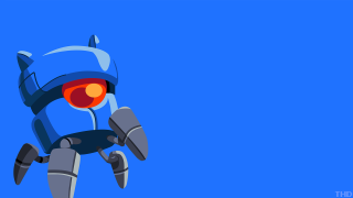 Cartoon character flying red light - les automatiste free wallpaper for desktop