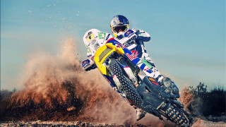 Dirt bike action night sky - a dirt bike free wallpaper