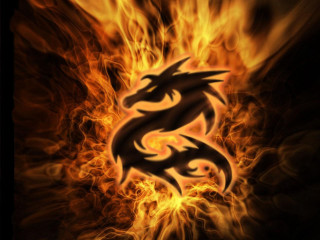 Dragon flames battle fire ember - dragon art free wallpaper