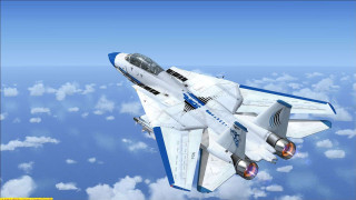 Jet fighter plane flying sky - the side of the jet free wallpaper