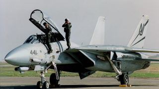Fighter jet airport runway men - two man free wallpaper