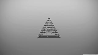 Triangle line gray background black - abstract illusionism free wallpaper