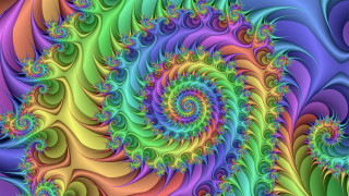 Spiral design multicolored shapes computer - image of a spiral design free wallpaper