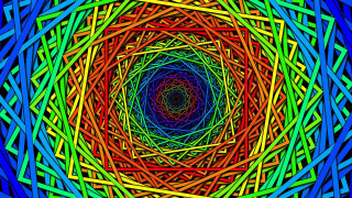 Colorful abstract painting spiral colored 2 - circle free wallpaper