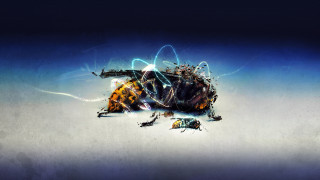 Spider wires biopunk generative concept - biopunk free wallpaper