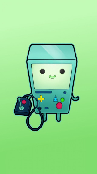 Cartoon character game controller keychain - a face free wallpaper