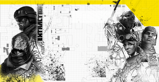 Couple yellow background black white - cybernetic free wallpaper