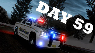 Police car lights day 59 - action scene free wallpaper