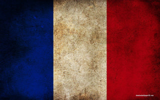 France flag grungy faded effect - bottom free wallpaper