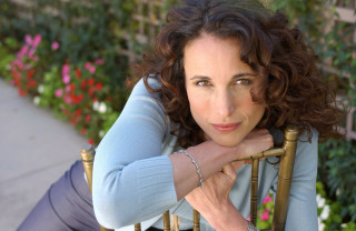 Woman chair hand chin smile - frances jetter free wallpaper