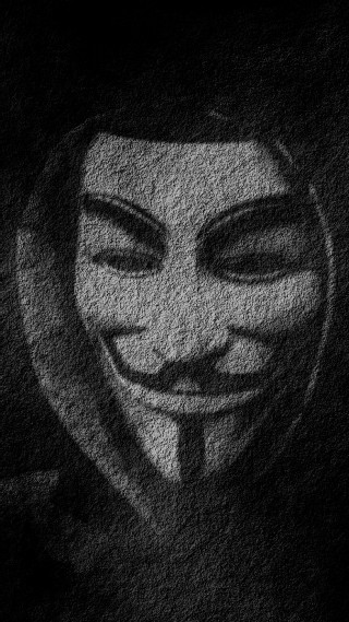 Man mask mustache dark image - free cyberpunk wallpaper