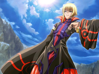 Anime character black red dress - ufotable free wallpaper