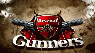 Red gold sign guns smoke - wallpaper free wallpaper
