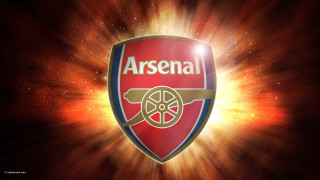 Red blue soccer logo starburst - abstract art free wallpaper