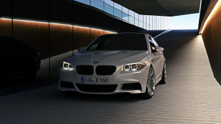 White car tunnel building light - a light free wallpaper