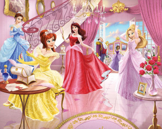 Princess pink room other princesses 2 - a book free wallpaper