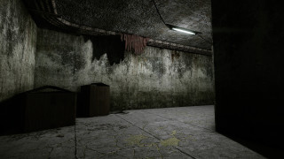 Dark room trashcan ceiling light - david firth free wallpaper