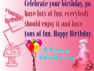 Birthday card cake balloons celebration - a cake and balloons free wallpaper