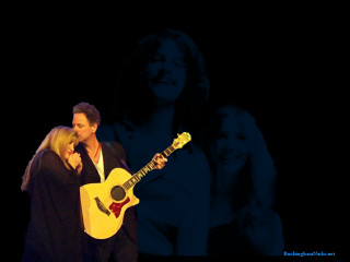 Man woman holding guitar stage - stage free wallpaper