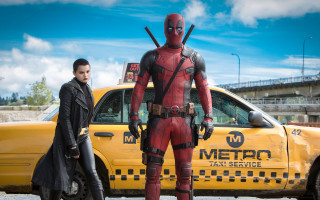 Man costume taxi deadpool suit - a man in a costume free wallpaper