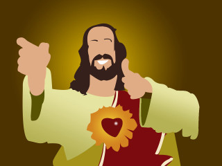 Man beard heart thumbs up - excessivism free wallpaper