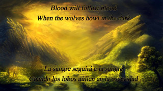 Blood wolves dark gothic sunset - blood free wallpaper