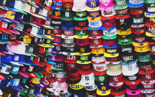 Hats store display items for - brom free wallpaper