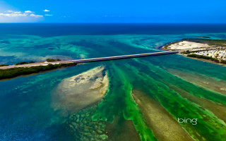 Bridge water road city blue - a bridge over a body of water free wallpaper